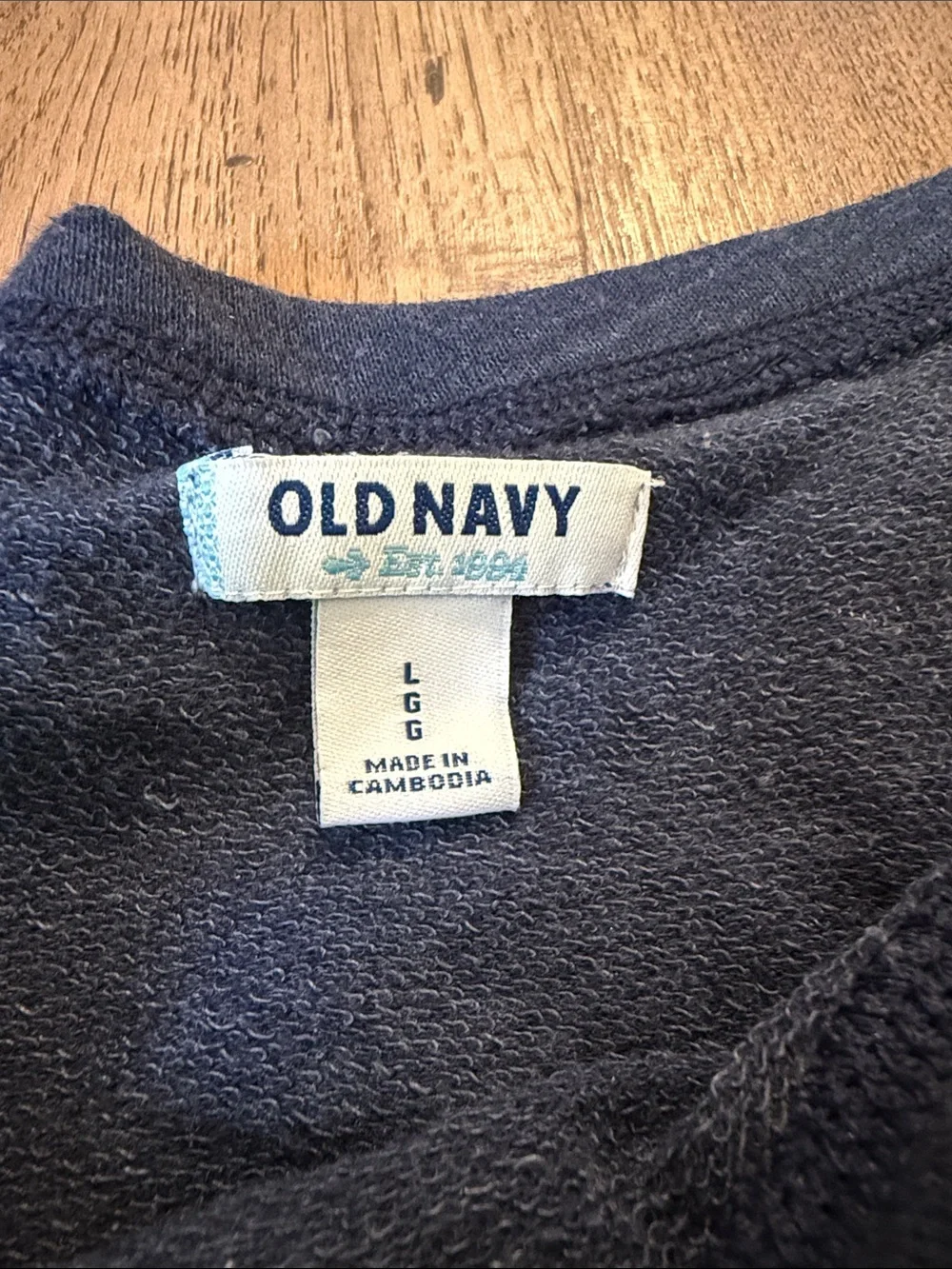 Old Navy Navy Star Print Sweatshirt